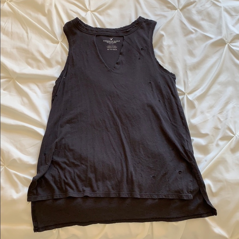 Distressed Over-Sized Tank
